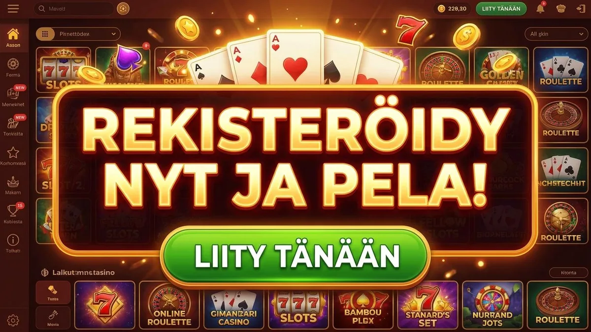 Rekisteröidy bonuksella